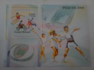GUINEA BISSAU 2005 SHEET IMPERF OLYMPIC GAMES BEIJING PEKIN SPORTS