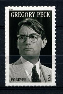 US 2011 Gregory Peck Sc 4526 Movie Star . Forever Mint Never Hinged