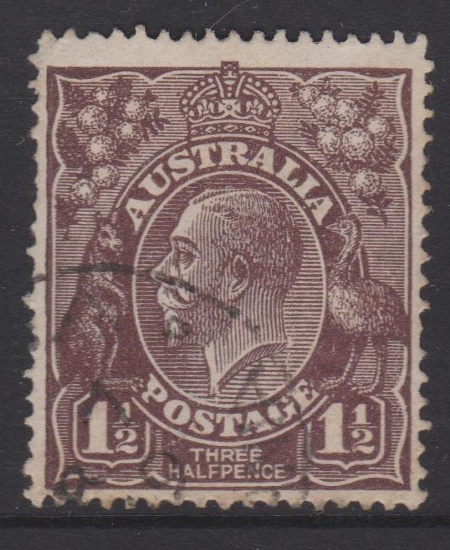 Australia KGV Sc#24b Used