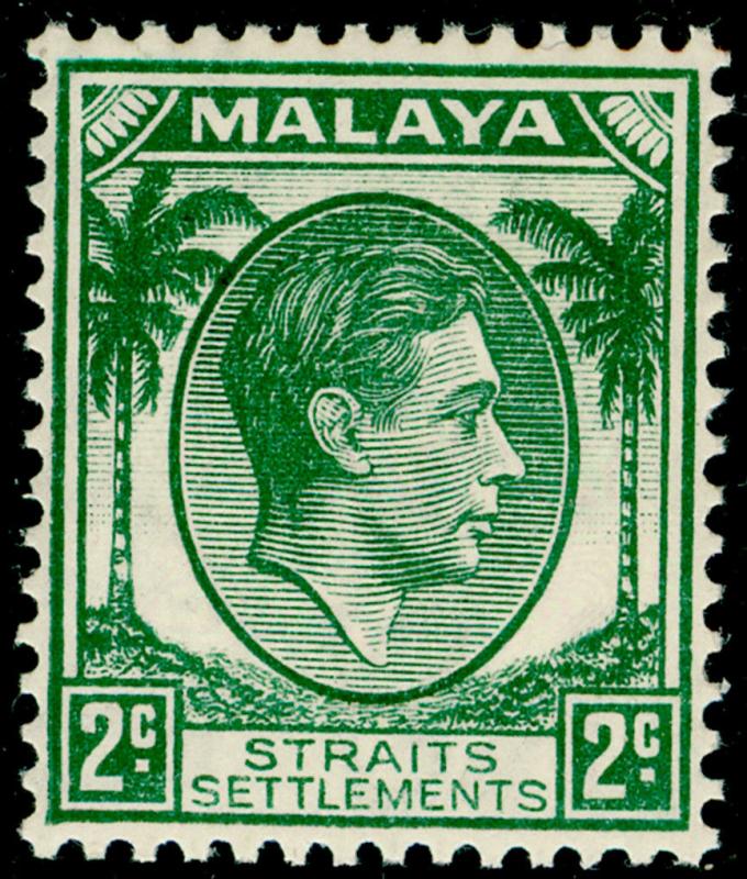 MALAYSIA - Straits Settlements SG279, 2c green, NH MINT. Cat £21.