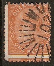 Queensland 57b SG 129 Used Avg cool Cds 1879 SCV $29.00