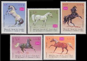 1967 Yemen Kingdom 429-33 Horses 5,50 €