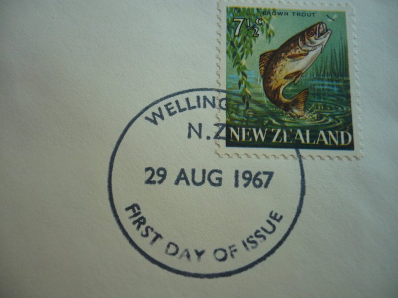 Postal History - New Zealand - Scott# 391 - First Day Cover