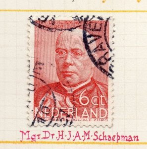 Netherlands 1936 Early Issue Fine Used 6c. NW-159008