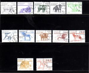 BENIN #1108-1119  1999  AFRICAN WILDLIFE SET OF 12   MINT  VF NH  O.G  CTO