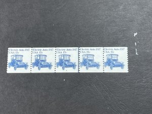 U.S.# 1906-MINT/NH--PLATE # COIL & LINE STRIP OF 5--(P#4)-----1981