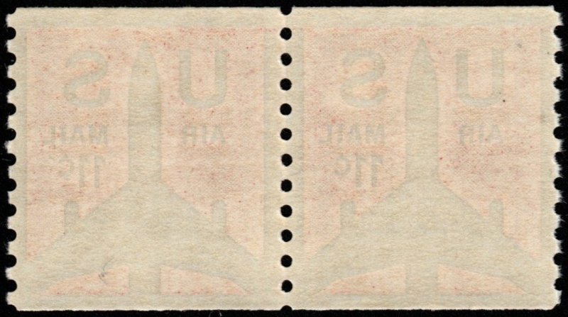 U.S. C82 MNH VF-XF Joint Line Pair (Small Hole)
