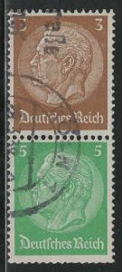 Germany Scott # 416, 418, used, se-tenant, Mi# S127