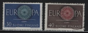 FINLAND, 376-377   USED