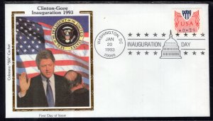 US Bill Clinton 1st Term Inauguration 1993 Colorano Cover