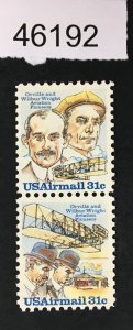 US STAMPS # C91-C92 MINT OG NH PAIR LOT #46192
