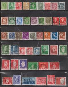 NORWAY - Collection Of Used Issues - Minor Faults