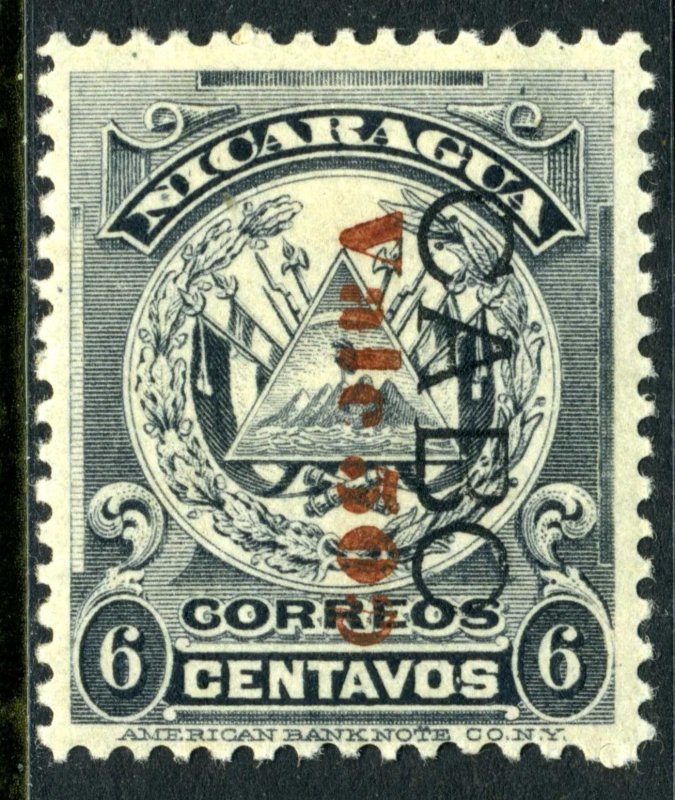 Nicaragua 1906 CABO Overprint on 50¢/6¢ ABNC Mint  T720 