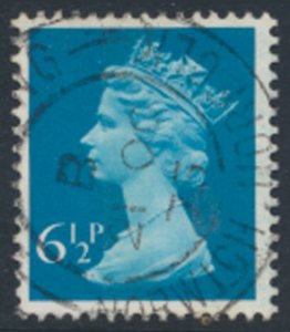 GB  Machin 6½p SG X872 1 band  shifted Used SC# MH60  see scans & details