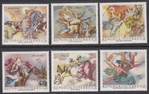 Austria Sc #824-829 MNH; Mi1278-83