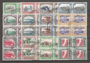 SOUTH WEST AFRICA 1931 SG 74/85 USED Cat £1030