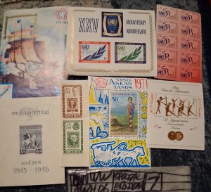 7 SPECIAL EDITION SOUVENIER WW Worldwide Stamps Very Large Unused Mint  MNH OG