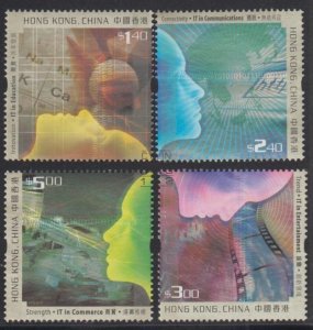 Hong Kong 2002 Information Technology Stamps Set of 4 -- Fine Used