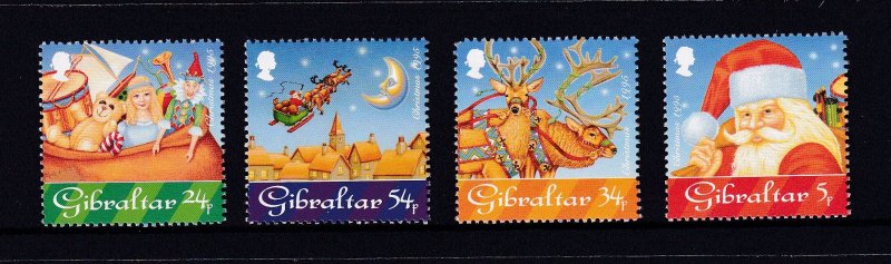 Gibraltar 1995  # 698-701 MNH Christmas set