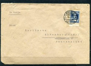 Latvia/Lettland. 1938 Cover Riga to Thur/Germany. Single usage. 35 sant lat390s