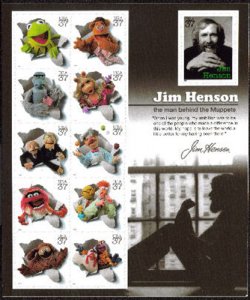 US #3944, 37c Muppets, Sheet-VF mint never hinged, fresh   STOCK Photo - you ...