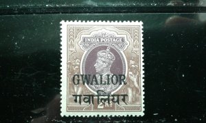 India-Gwalior #113 MNH e206 9675