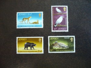 Stamps - Jersey - Scott# 65-68 - Mint Hinged Set of 4 Stamps