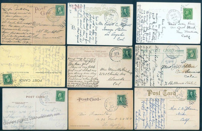 USA Early 19th Century California RPO 24 Cover Collection Lot Group 98549