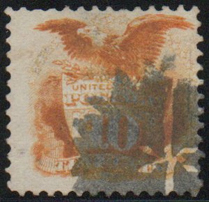 MALACK 116 F-VF, fancy cork cancel, bright color! c3711