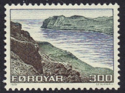 Faroe Islands   #17  MNH  1975 Streymoy   300o