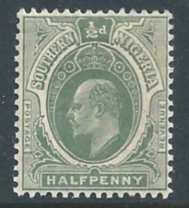 Southern Nigeria #32 NH 1/2p Edward VII Defin. - Wmk. 3