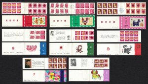 China 8 Booklets Provincial Issues COLLECTION RARR 1994 MNH