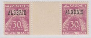FRENCH ALGERIA POSTAGE DUE 1947 30c with Center Gutters MNH** Stamp X741-