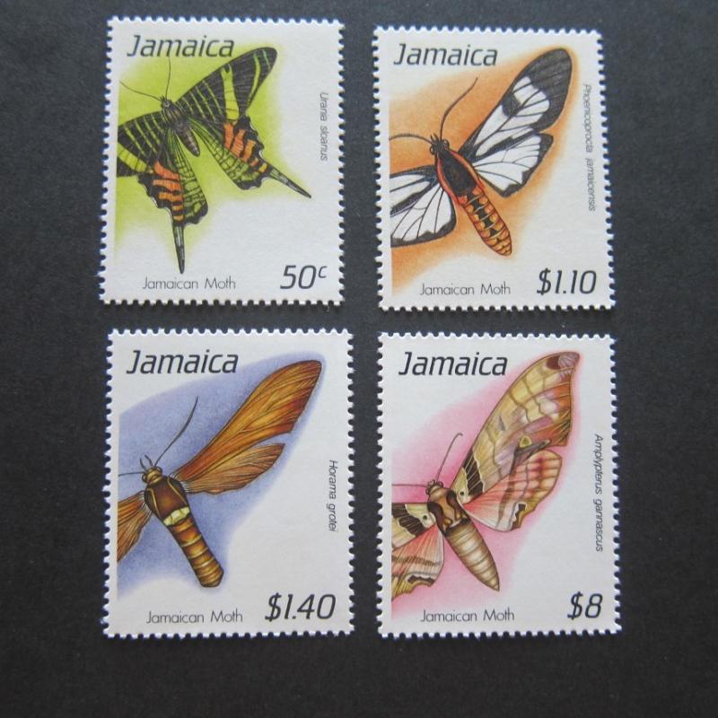  Jamaica Sc 752-755 Butterfly Set MNH