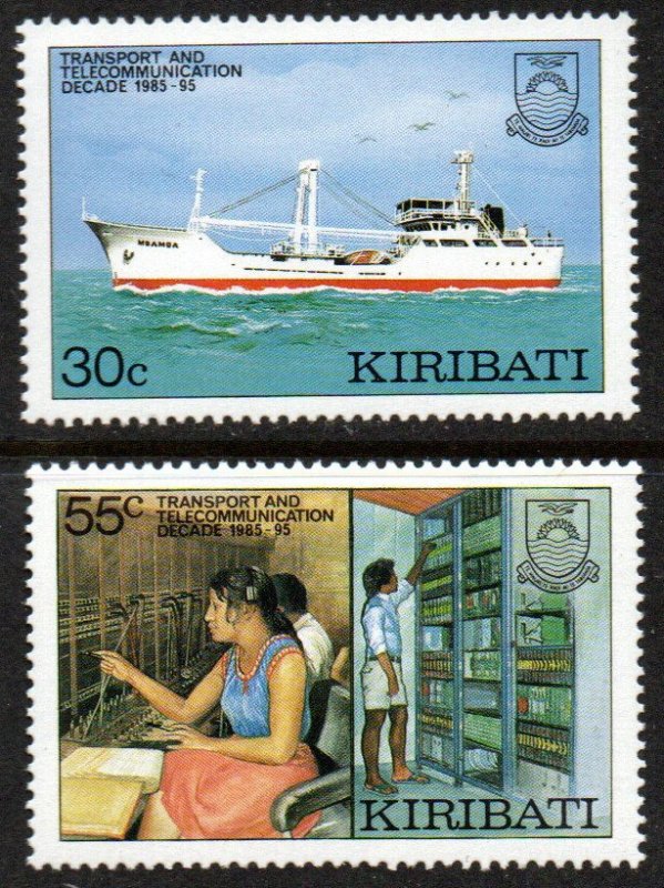 Kiribati Sc #485-486 Mint Hinged