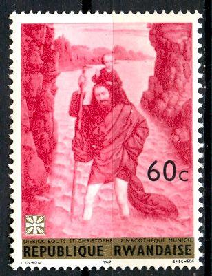 Rwanda: 1967; Sc. # 213, **/MNH Single Stamp