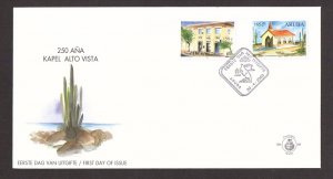 Aruba    #195-196   FDC  2000   bank and church anniversaries