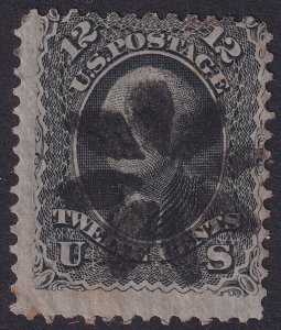 #69 Used, Ave-F, Fancy cancel (CV $95 - ID47954) - Joseph Luft