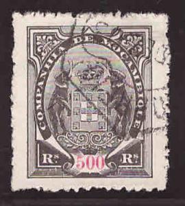 Mozambique  Company Scott 38 Used stamp from 1897-1907 Coat of Arms set