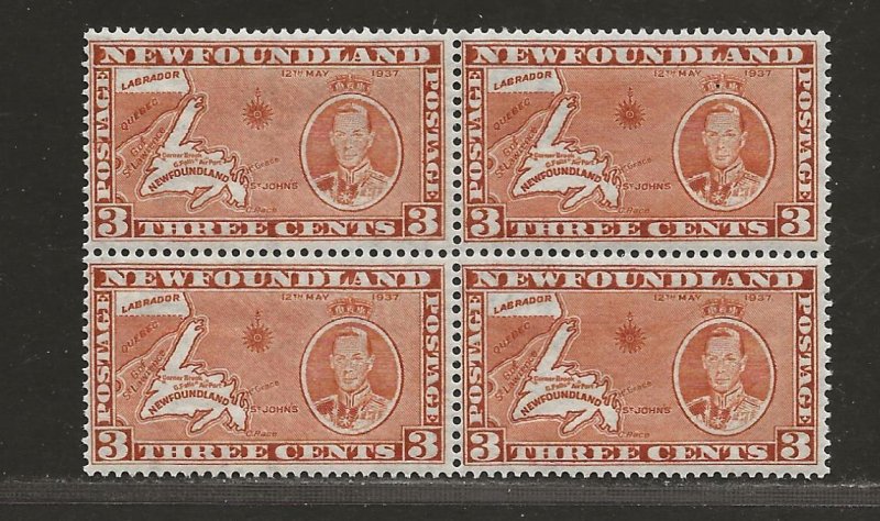 NEWFOUNDLAND  SC# 234h  BLK/4  F/MNH