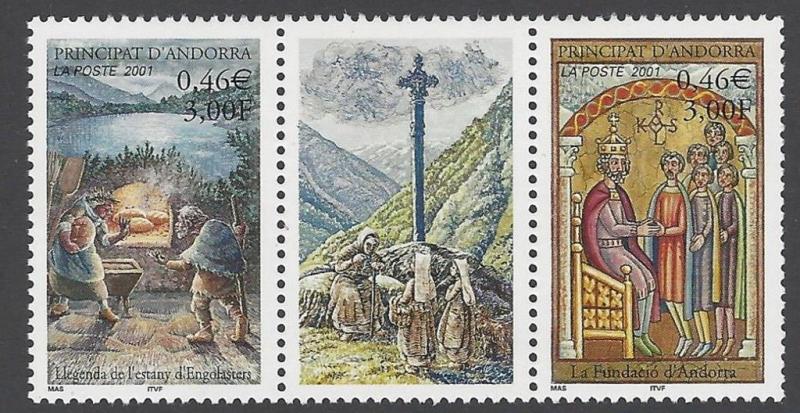 Andorra French 2001 Heritage VF MNH (534)