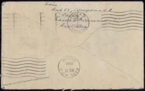 Australia Canada Germany WWII Airmail POW Internee Camp Kriegsgefangen Lag 80955