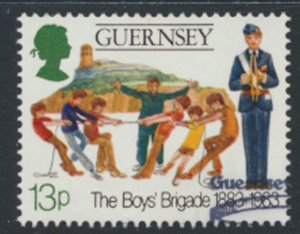 Guernsey  SG 269  SC# 256  Boys Brigade First Day of issue cancel see scan