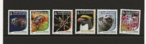 South Georgia 2015 Biodiversity Postcard Rate sg.656-61  set of 6  MNH