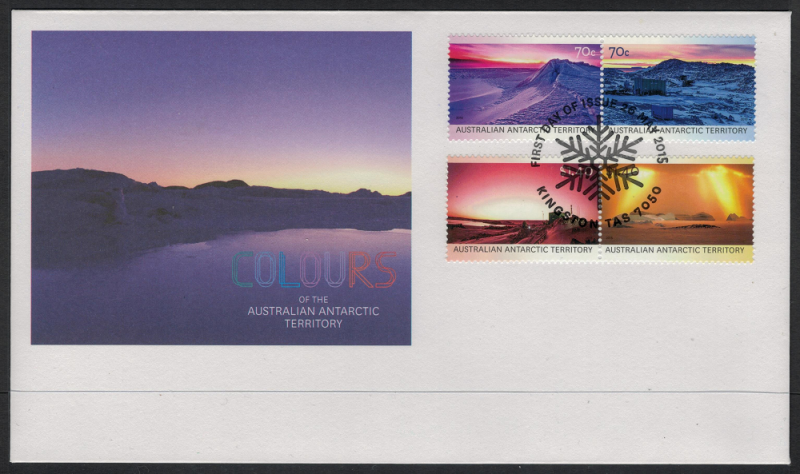 2015 Australian Antarctic Territory Colours of the AAT Stamp Set FDC