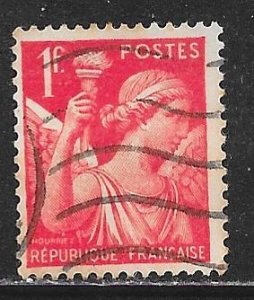 France 378: 1f Iris, used, F