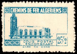 ✔️ALGERIA 1946 RAILWAY PARCELS RETOUCHED '5' M.175Ab MNH  $33.00 [03.16]