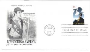 4472 44c Scouting, 2010, ArtCraft, FDC 