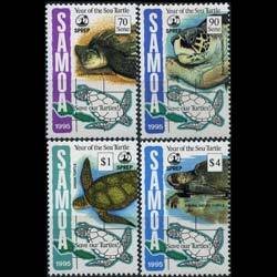 SAMOA 1995 - Scott# 895-8 Sea Turtles Set of 4 NH