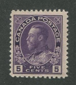 CANADA #112 MINT F/VF